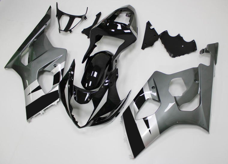 NT Fairing Fit for Suzuki 2003-2004 GSXR 1000 N004- Black Gray | ABS Injection