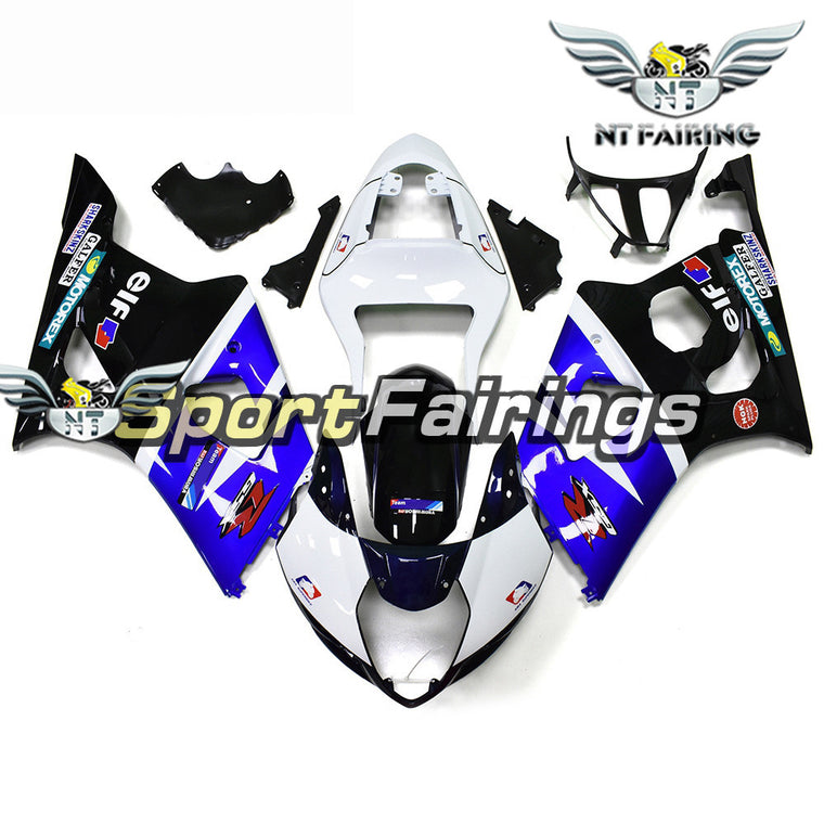 NT Fairing Fit for Suzuki 2003-2004 GSXR 1000 N012- Blue White Black | ABS Injection