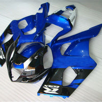 NT Aftermarket Injection ABS Plastic Fairing Fit for GSXR 1000 2003-2004 Black Blue N018