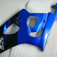 NT Aftermarket Injection ABS Plastic Fairing Fit for GSXR 1000 2003-2004 Black Blue N018