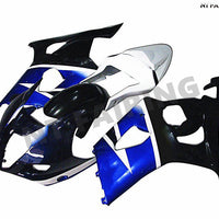 NT Aftermarket Injection ABS Plastic Fairing Fit for GSXR 1000 2003-2004 Blue White Black N033