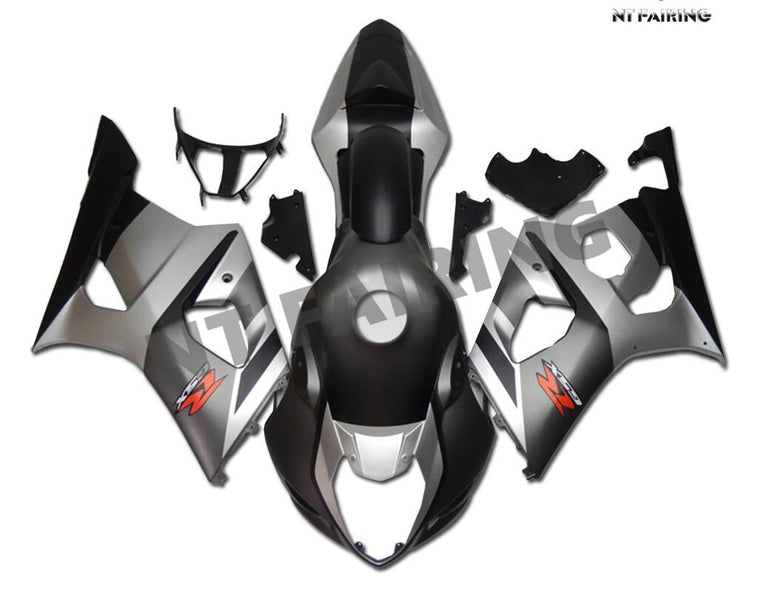 NT Fairing Fit for Suzuki 2003-2004 GSXR 1000 N002- Matte Black Gray | ABS Injection, US Stock