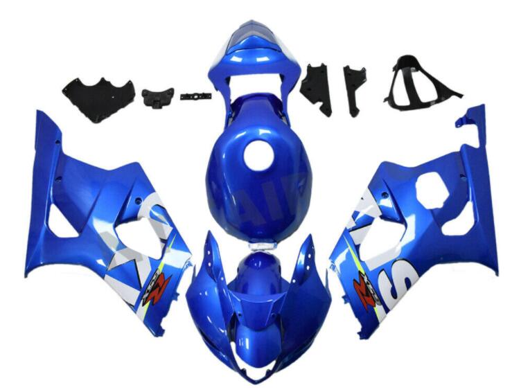 NT Fairing Fit for Suzuki 2003-2004 GSXR 1000 N061- Blue | ABS Injection, US Stock