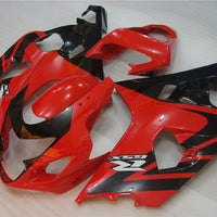 NT Aftermarket Injection ABS Plastic Fairing Fit for GSXR 600/750 2004-2005 Red Black N003