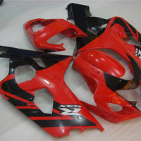 NT Aftermarket Injection ABS Plastic Fairing Fit for GSXR 600/750 2004-2005 Red Black N003