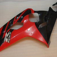 NT Aftermarket Injection ABS Plastic Fairing Fit for GSXR 600/750 2004-2005 Red Black N003