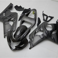 NT Aftermarket Injection ABS Plastic Fairing Fit for GSXR 600/750 2004-2005 Black Gray N015