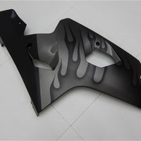 NT Aftermarket Injection ABS Plastic Fairing Fit for GSXR 600/750 2004-2005 Black Gray N015