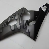 NT Aftermarket Injection ABS Plastic Fairing Fit for GSXR 600/750 2004-2005 Black Gray N015
