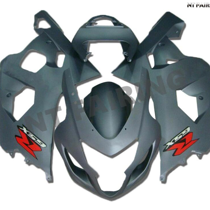 NT Aftermarket Injection ABS Plastic Fairing Fit for GSXR 600/750 2004-2005 Gray N035
