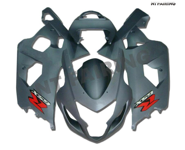 NT Aftermarket Injection ABS Plastic Fairing Fit for GSXR 600/750 2004-2005 Gray N035