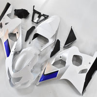 NT Aftermarket Injection ABS Plastic Fairing Fit for GSXR 600/750 2004-2005 White Blue Black N076