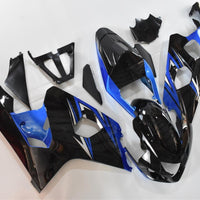NT Aftermarket Injection ABS Plastic Fairing Fit for GSXR 600/750 2004-2005 Blue Black N084