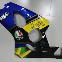 NT Aftermarket Injection ABS Plastic Fairing Fit for GSXR 600/750 2004-2005 Blue Shark N081