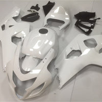 NT Aftermarket Injection ABS Plastic Fairing Fit for GSXR 600/750 2004-2005 Glossy White N014