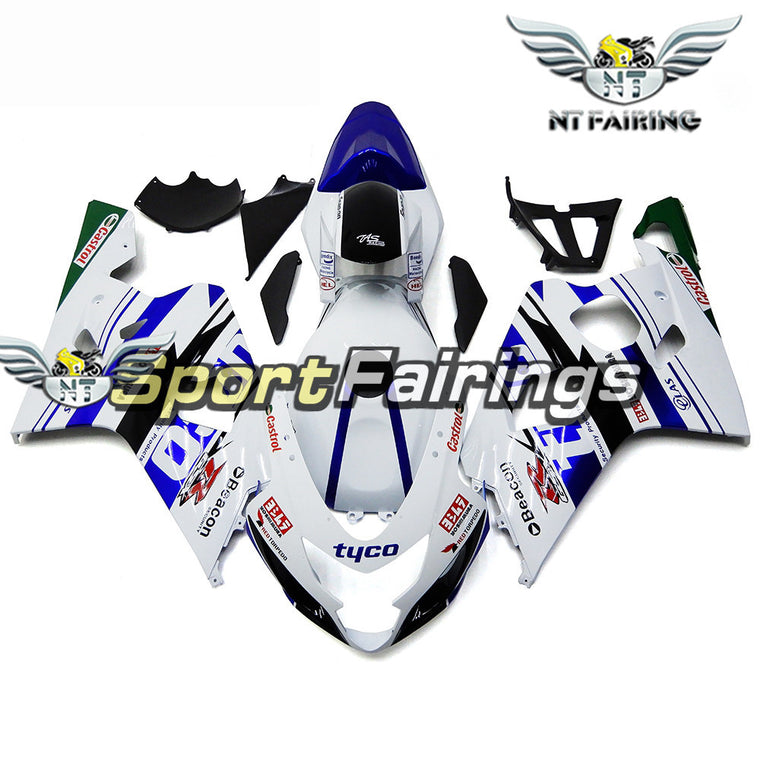 NT Fairing Fit for Suzuki 2004-2005 GSXR600/750 N092- Blue White | ABS Injection