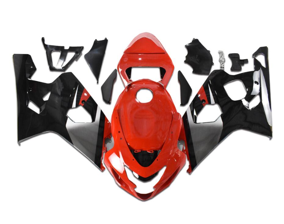 NT Fairing Fit for Suzuki 2004-2005 GSXR600/750 N094- Red Black | ABS Injection