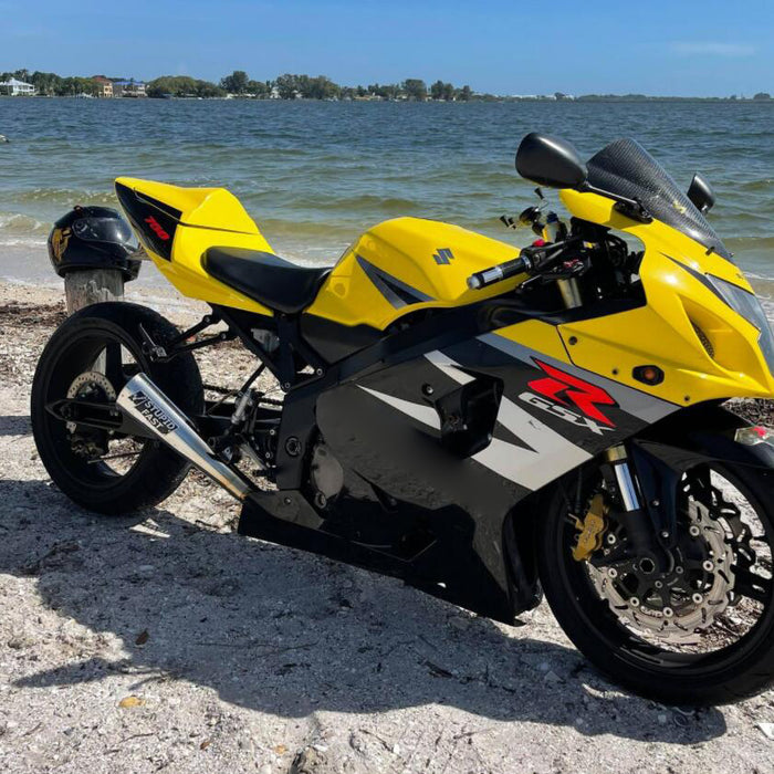 NT Aftermarket Injection ABS Plastic Fairing Fit for GSXR 600/750 2004-2005 Yellow Black Silver N0429