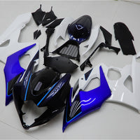 US STOCK NT Aftermarket Injection ABS Plastic Fairing Fit for GSXR 1000 2005-2006 Blue White N001 Available in TX