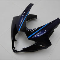 US STOCK NT Aftermarket Injection ABS Plastic Fairing Fit for GSXR 1000 2005-2006 Blue White N001 Available in TX