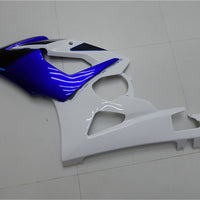 US STOCK NT Aftermarket Injection ABS Plastic Fairing Fit for GSXR 1000 2005-2006 Blue White N001 Available in TX