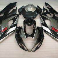 NT Aftermarket Injection ABS Plastic Fairing Fit for GSXR 1000 2005-2006 Black Gray N004
