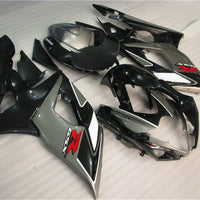 NT Aftermarket Injection ABS Plastic Fairing Fit for GSXR 1000 2005-2006 Black Gray N004