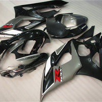 NT Aftermarket Injection ABS Plastic Fairing Fit for GSXR 1000 2005-2006 Black Gray N004