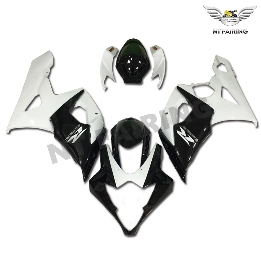 NT Fairing Fit for Suzuki 2005-2006 GSXR 1000 N014- Black White | ABS Injection