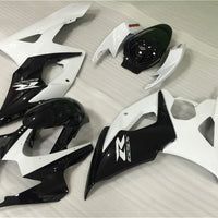 NT Aftermarket Injection ABS Plastic Fairing Fit for GSXR 1000 2005-2006 Black White N014