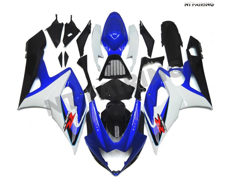 NT Fairing Fit for Suzuki 2005-2006 GSXR 1000 N067- Blue White | ABS Injection