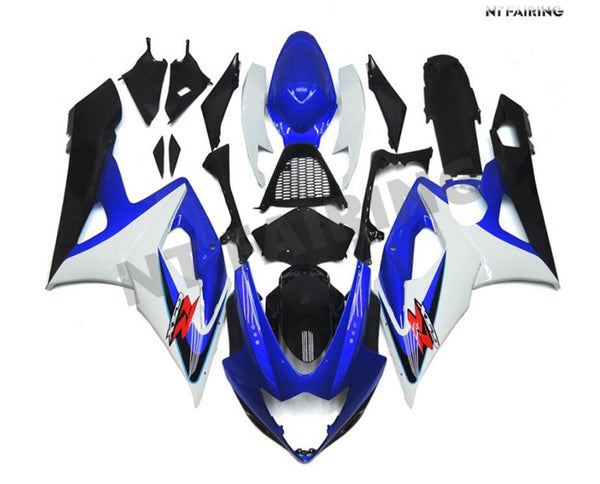 NT Aftermarket Injection ABS Plastic Fairing Fit for GSXR 1000 2005-2006 Blue White N067