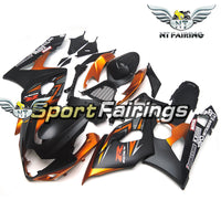 NT Aftermarket Injection ABS Plastic Fairing Fit for GSXR 1000 2005-2006 Orange Black N073
