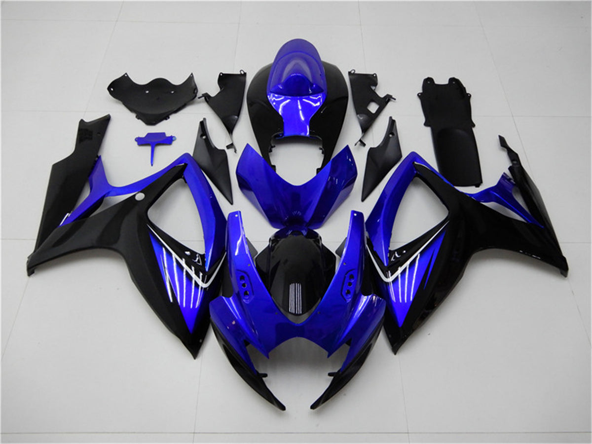 NT Fairing Fit for Suzuki 2006-2007 GSXR600/750 N001- Blue Black | ABS Injection