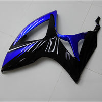 NT Aftermarket Injection ABS Plastic Fairing Kit Fit for GSXR 600/750 2006 2007 Blue Black N001
