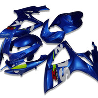 NT Aftermarket Injection ABS Plastic Fairing Fit for GSXR 600/750 2006-2007 Blue N007