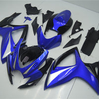 NT Injection Mold Plastic Bodywork Fairing Fit for 2006 2007 GSXR 600 750 Blue Black N018