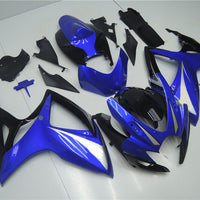 NT Injection Mold Plastic Bodywork Fairing Fit for 2006 2007 GSXR 600 750 Blue Black N018