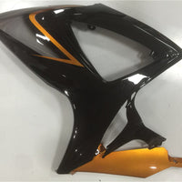 US STOCK NT Aftermarket Injection ABS Plastic Fairing Fit for GSXR 600/750 2006-2007 Black Orange N105 Available in CA
