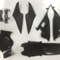 US STOCK NT Aftermarket Injection ABS Plastic Fairing Fit for GSXR 600/750 2006-2007 Black Orange N105 Available in CA