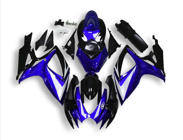 NT Injection Mold Fairing Fit for  2006 2007 GSXR 600 750 Blue Silver Black N118