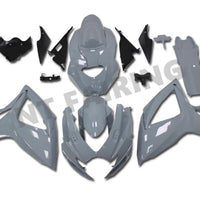 US STOCK NT Aftermarket Injection ABS Plastic Fairing Fit for GSXR 600/750 2006-2007 Nardo Gray Available in CA