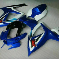 NT Aftermarket Injection ABS Plastic Fairing Fit for GSXR 600/750 2006-2007 Blue White N022