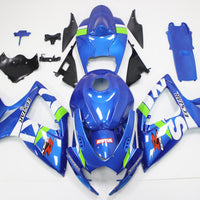 NT Aftermarket Injection ABS Plastic Fairing Kit Fit for GSXR 600/750 2006 2007 Blue White Green N126