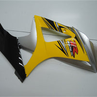 US STOCK NT Aftermarket Injection ABS Plastic Fairing Fit for GSXR 1000 2007-2008 Yellow Silver Black N007 Available in TX