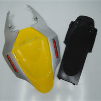 US STOCK NT Aftermarket Injection ABS Plastic Fairing Fit for GSXR 1000 2007-2008 Yellow Silver Black N007 Available in TX
