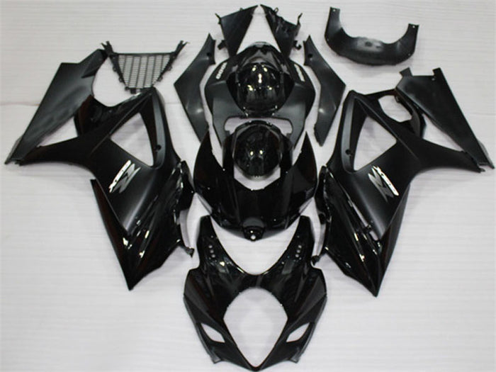 NT Aftermarket Injection ABS Plastic Fairing Fit for GSXR 1000 2007-2008 Black N009