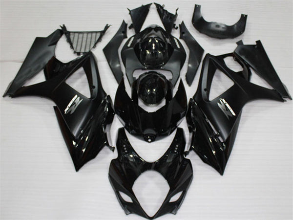 NT Aftermarket Injection ABS Plastic Fairing Fit for GSXR 1000 2007-2008 Black N009