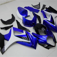 US STOCK NT Aftermarket Injection ABS Plastic Fairing Fit for GSXR 1000 2007-2008 Blue White Black N051 Available in TX