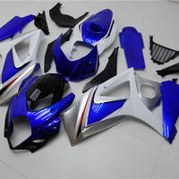 US STOCK NT Aftermarket Injection ABS Plastic Fairing Fit for GSXR 1000 2007-2008 Blue White N053 Available in CA